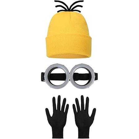 Halloween Voksen Kostume Tilbehør med Hat Briller Handsker Sjove Kostume Cosplay