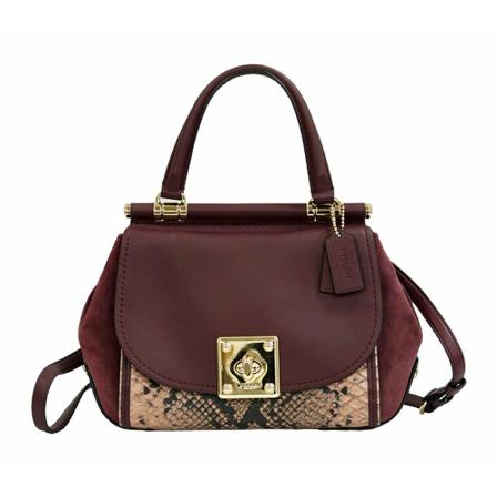 Coach Pre-owned, Pre-owned Handbags Rood, Dames, Maat:ONE Size,leer