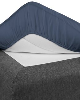 Strekklaken 180x200 cm Blå