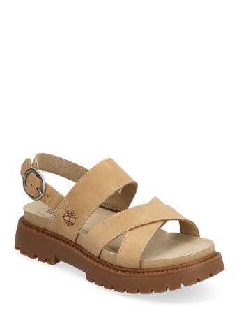 Timberland | Clairemont Way Backstrap Sandal Medium Beige Nubuck | 36
