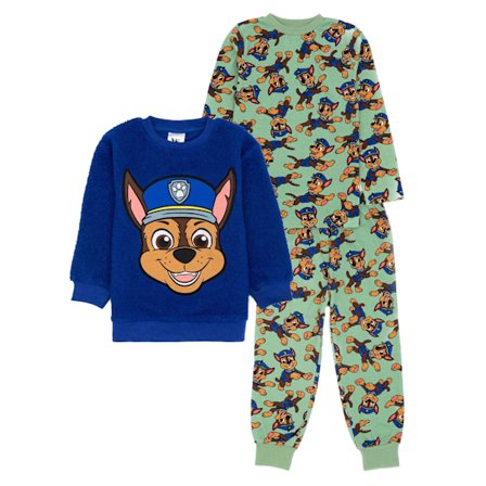 Paw Patrol Barn Pyjamas för barn/barn Chase Lång 2-3 år Blå/