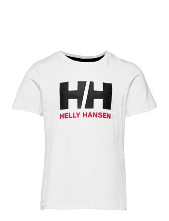 K Hh Logo T-Shirt T-shirts Short-sleeved Valkoinen Helly Hansen