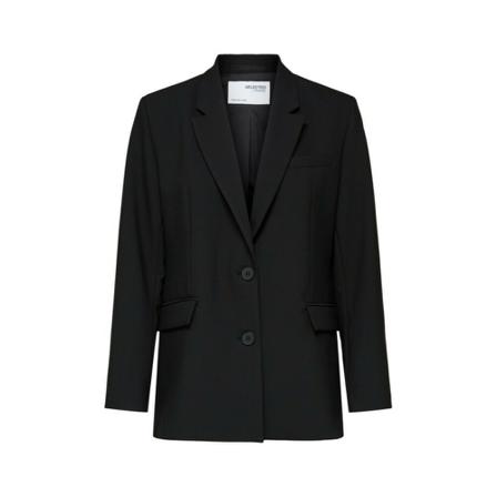 Selected Femme Rita Classic Blazer Sort, Dame