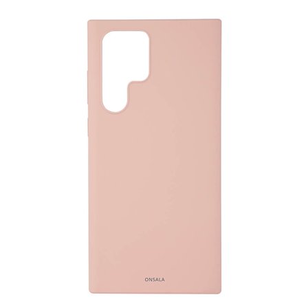 Mobilskal Silikon Sand Pink - Samsung S22 Ultra