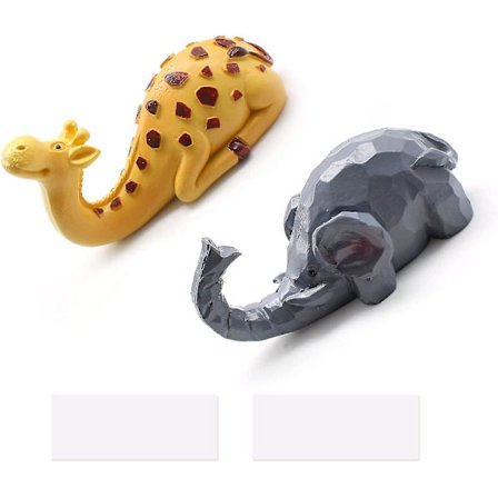 2 kpl Liimakoukut Piirrettyjen Eläinten Muodossa, Lasten Piirretty Käsityökoukku, Söpö Eläin Käsityö