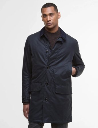 Barbour Barbour Wax Mac - Navy - XXL