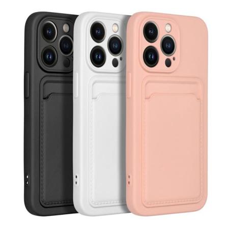 Forcell Iphone 13 Skal Korthållare - Vit