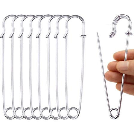 Sikkerhedsnåle - 20 stk. - 10 * 2,8 cm - Premium sikkerhedsnåle