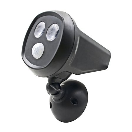 Udendørs bevægelsessensorlys, batteridrevet LED-belysning, trådløs projektør