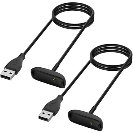 Laddare för Fitbit Inspire 2, Ersättningsladdningskabel, Tillbehör Kompatibel med Fitbit Inspire 2 [2-pack, 3,3ft/1m]