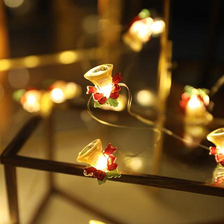 Julepynt Festoon Lampe Santa Claus Snømann Tre Lyskjede G 5 M 50 led
