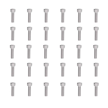 30 stk. M5 A2-70 Skrue med sekskant M5x18 Metallkoblingssett for vedlikeholdsreparasjon