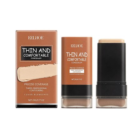 Eelhoe Lätt och Genomträngande Concealer Foundation Stick. Foundationvätskan Är Inte Lätt Att Kladda, Återfuktande, Naturlig och Uppfriskande. Den Ger
