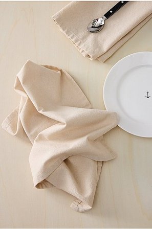 Jotex - Serviette Leinen-mix Im 2er-pack Leinenbeige - LINUS - Kaufe Servietten bei Jotex