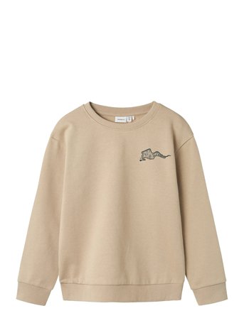 Name It Nkmtegeo Ls Nreg Sweat Bru Beige