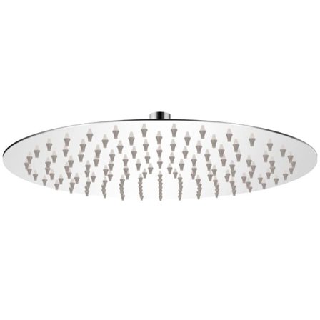 vidaXL Brusehoved til loftbruser, rustfrit stål 30 cm rund sølvfarvet