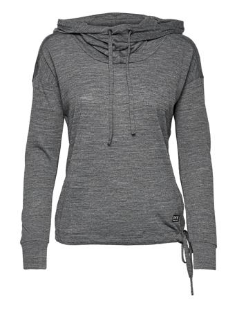 W Funnel Hoodie Huppari Harmaa Super.natural
