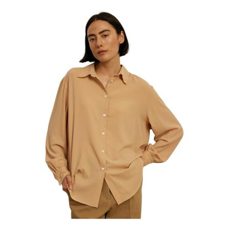 Rue Blanche - Skjortor - Beige - Dam - Storlek: Xs, Dam, Storlek: XS