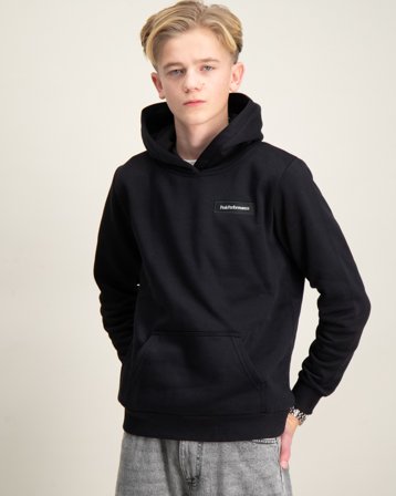 Peak Performance Jr Logo Hood Sweatshirt Zwart Hoodies Jongens - Kids Brand Store