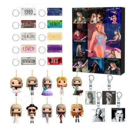 Musikelsker Julekalender Armbånd 2024 til Elskere 24 Dage Jule Nedtælling Kalender DIY Smykkefremstillingssæt Gave 22 Charms Perler Vedhæng, 5