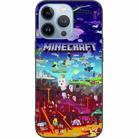 Apple Iphone 14 Pro Svart Skal Minecraft