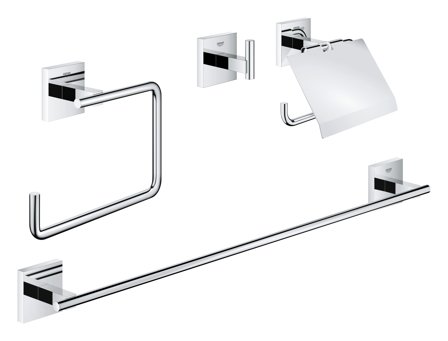 Grohe Start Cube 41115000 Tilbehørsett 4 deler Krom, Baderom