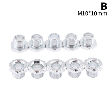 M10 Gängat Rör Med Mutter För Lampor Hålskruvsrör Whiteni