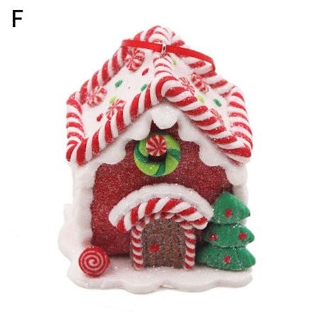 Joulutalo Riippuva jouluinen piparkakkutalo F F