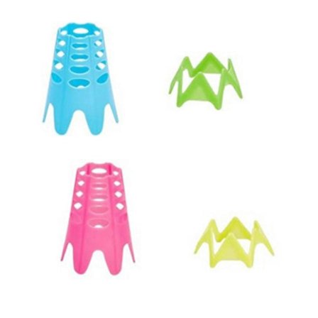 20 stk. golfsimulator-tees til hjemmet, udendørs indendørs golf-tees simulator træning, pakke med 10 høje & 10 små