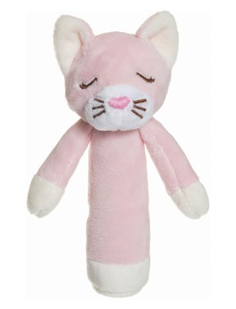 Diinglisar, Rattle, Cat, Baby Pink Pink Teddykompaniet
