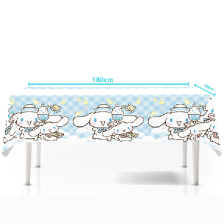 Cinnamoroll Pöytäliina Juhlatarvikkeet Syntymäpäiväkoristeet 108*180cm