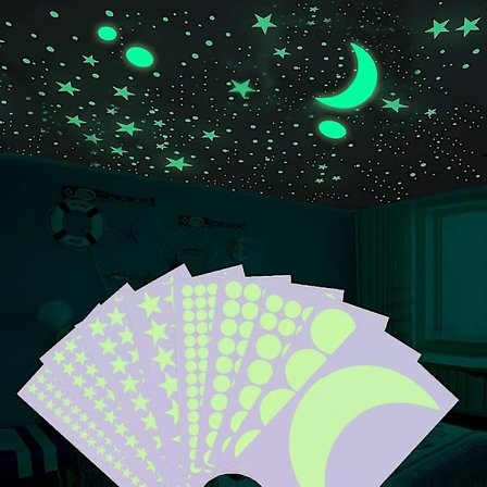 502 stjärnor som lyser i mörkret