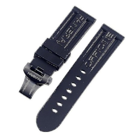 Silikon gummiband klockarmband ersättning för Panerai rem verktyg stål spänne hög kvalitet [LGL]