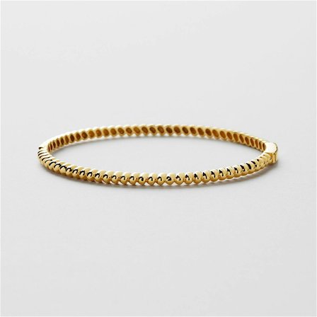 Twisted Bangle Armband - 24K VERGOLDETES STERLINGSILBER