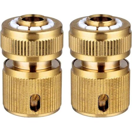 Messinkinen puutarhaletkun pikaliitin, 1/2" pikaliitin puutarhaletkuun