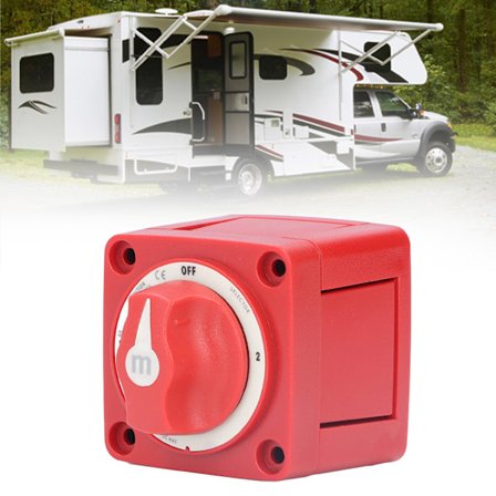 Marine Batteribryter På Av Bryter Med Make Before Break Design 3-Posisjon Dobbel Krets Vanntett Batterifrakoblingsbryter Med Tenning