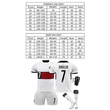 VM 2022 Portugal Team #7 Ronaldo Fotballdrakt Fotballdrakt K