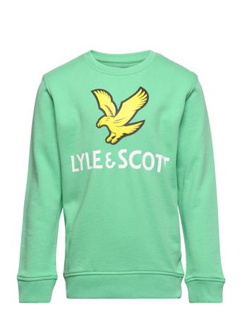 Lyle Eagle Logo Lb Crew Sweat Green Lyle & Scott Junior