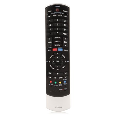 Universal fjernkontroll kompatibel med Toshiba 24SL415U 32SL415Y 40S51U 42SL417U 46SL417U 55SL417U TV