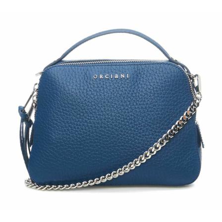 Orciani HandTas SOF 22 , Blauw , Dames , Maat: ONE Size Handtassen