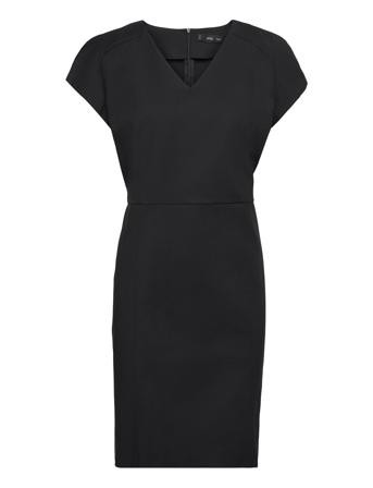 Tailored Short Dress Lyhyt Mekko Musta Mango
