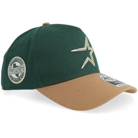 47 Brand - MLB Grønn adjustable Caps - Hatstore Exclusive x Houston Astros Coops Sure Shot Mvp Dt Green/Camel Adjustable @ Hatstore