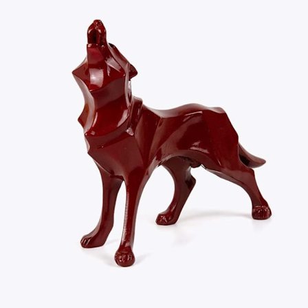 Susi Veistos Koristeet Veistos Geometrinen Eläin Hartsi Wo