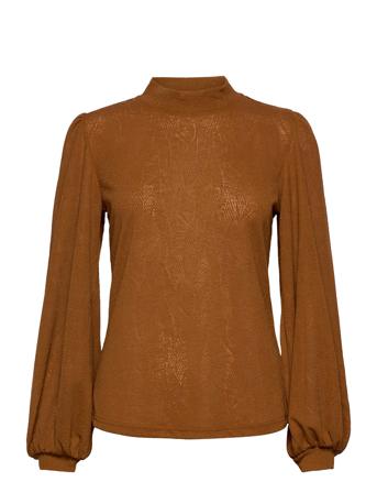 Frmeleaf 1 Blouse Blus Långärmad Brun Fransa