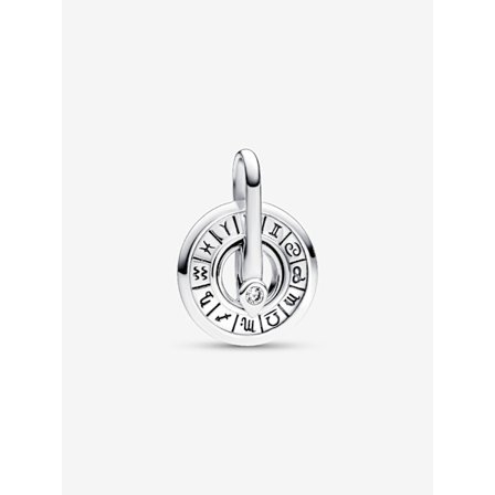 - ME Zodiac Wheel Medallion Charm - Sterlingsilver