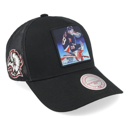 Mitchell & Ness - Hatstore Exclusive x Buffalo Sabres Legendary Black A-frame Trucker Trucker Black Cap - NHL @ Hatstore