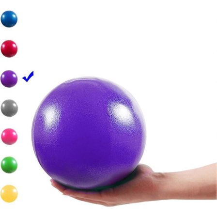 Mini Treningsball, 23 cm Liten Gymball for Yoga, Pilates, Stabilitet, Barre, Fysioterapi