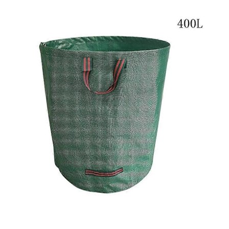 Havesække 400L Affaldssæk med 3 Håndtag PVC Bøjle Blade Haveaffald Grene Haveaffaldssæk