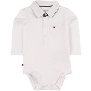 Kids - Tommy Hilfiger White Baby Poplin Collar Body 92 (18-24 months) - All in ones - 92 (18-24 months) - White - Junge