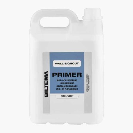 Mur- och Putsgrund 5 Liter Vattenburen Silikatprimer - Biltema